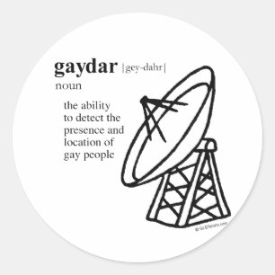 GAYDAR RUNDER AUFKLEBER