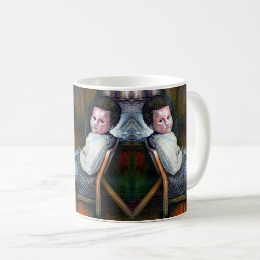 Gaye Elise Beda, elegant, künstlerisch, modern, tr Kaffeetasse (VorderseiteRechts)