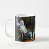 Gaye Elise Beda, elegant, künstlerisch, modern, tr Kaffeetasse (Links)
