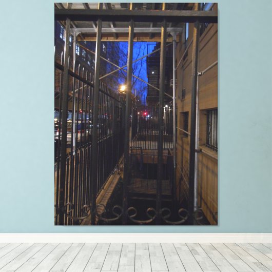 "Gaye Elise Beda", "New York City, NYC" Leinwanddruck (Insitu (Holzboden))