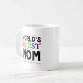 Gayest-Mama der Welt seit dem Jahr Kaffeetasse (Vorderseite Links)