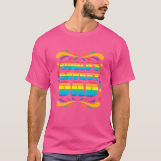 Gayest Vater Lgbtq Pride Lesbian Gay Transge T-Shirt