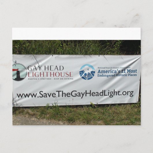 Gayhead Light House Post Card Postkarte (Vorderseite)