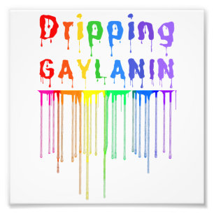 Gaylanin Gay Melanin Tropfsteinhöhle Gay Pride Mon Fotodruck
