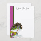 Gayle eine Note für dich! Flache Mitteilungskarten (Vorne/Hinten)