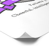 Gayle Name bedeutet Unicorletter-G-Wappen-Plakat Poster (Ecke)