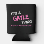 Gayle, was man nicht verstehen würde dosenkühler (Rückseite)