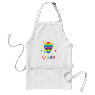 Gaylien Gay Pride Schürze