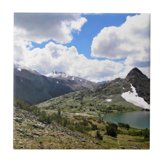 Gaylor Lakes, Tioga Pass, Yosemite Fliese (Vorderseite)