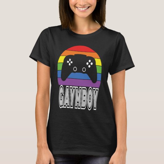 Gaymboy gay boys are gaymer and like to play video T-Shirt (Vorderseite)