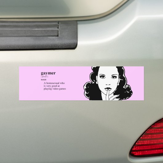 GAYMER AUTOAUFKLEBER (Auf Auto)