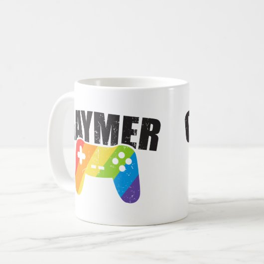 Gaymer Coole LGBT-Tasse Kaffeetasse (Vorderseite Links)