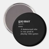 GAYMER DEFINITION MAGNET (Vorderseite/Rückseite)
