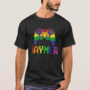 Gaymer Game Kontrolle Rainbow Lgbt Gay Lesbian Pri T-Shirt