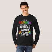 Gaymer Gay Gamer Lgbt Pride Rainbow Controller Ga T-Shirt (Vorne ganz)