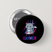 Gaymer Geek Pride Lgbt Video Game Lovers Geschenk Button (Vorne & Hinten)
