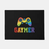 Gaymer LGBT Pride Geek Nerd Game Lover Fußmatte (Vorderseite)