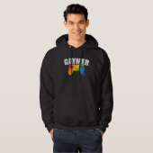 Gaymer LGBTQ Rainbow Flag Video Gamer Gay Pride Eq Hoodie (Vorne ganz)