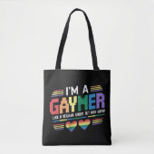Gaymer mag einen normalen Gamer, aber wie Gayer Ga Tasche (Vorderseite)