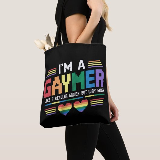 Gaymer mag einen normalen Gamer, aber wie Gayer Ga Tasche (Von Nahem)