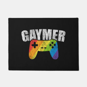 Gaymer Rainbow Flag Gaming Lesbian Gay Bisexual LG Fußmatte