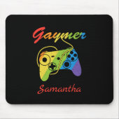Gaymer | Rainbow Video Game Controller | Gaming Mousepad (Vorne)