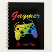 Gaymer | Rainbow Video Game Controller | Gaming Planer (Vorderseite)