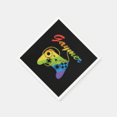 Gaymer | Rainbow Video Game Controller | Gaming Serviette (Ecke)