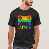 Gaymer Video Game Controller Gaming LGBTQ Gay Prid T-Shirt (Vorderseite)