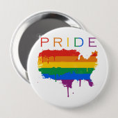Gaymerican Pride Button (Vorne & Hinten)