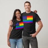 Gaymerican Pride Flag T-Shirt (Unisex)