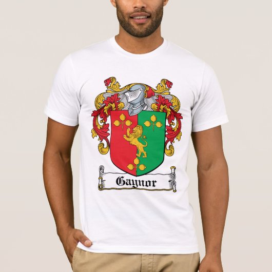 Gaynor-Familienwappen T-Shirt (Vorderseite)