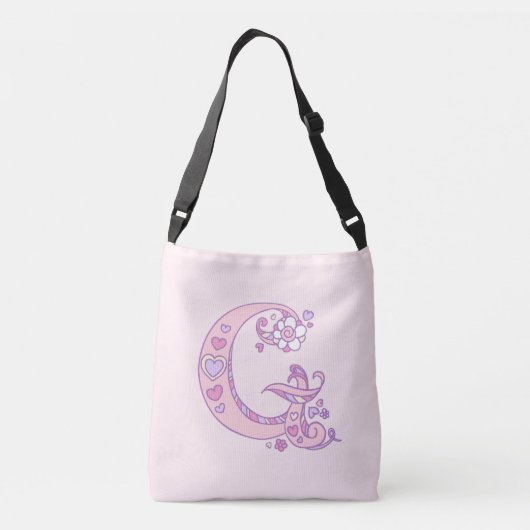 Gaynor-Name und Bedeutung der G-Monogrammtasche Tragetaschen Mit Langen Trägern (Rückseite)