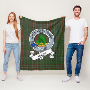 Gayre Abzeichen Tartan Kariert Fleecedecke