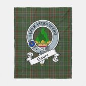 Gayre Abzeichen Tartan Kariert Fleecedecke (Vorderseite)