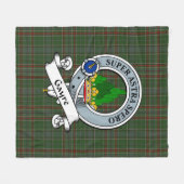 Gayre Abzeichen Tartan Kariert Fleecedecke (Vorderseite (Horizontal))