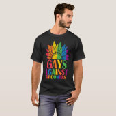 Gays Against Groomers Gradien Groom Dogs Not Kids T-Shirt (Vorne ganz)