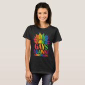 Gays Against Groomers Gradien Groom Dogs Not Kids T-Shirt (Vorne ganz)