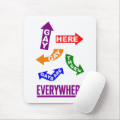 Gays Everywhere mousepad (Mit Mouse)