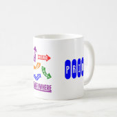 Gays Everywhere Tasse (VorderseiteRechts)