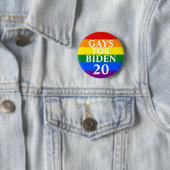Gays for Biden Button (Beispiel)