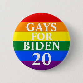 Gays for Biden Button