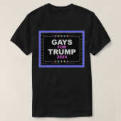 Gays für Trump T-Shirt (Design vorne)