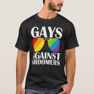 Gays gegen Groomer Gradien Groom Hunde nicht Kinde T-Shirt