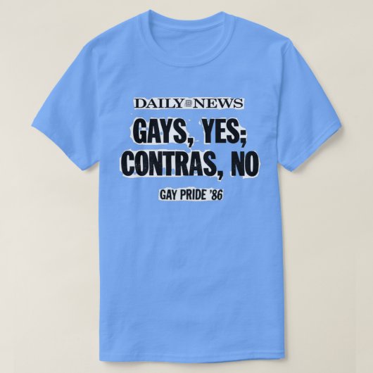Gays yes contras no T-Shirt (Design vorne)