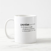 GAYSIAN (Definition) Kaffeetasse (Links)