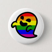 Gaysper-Gay Pride-Geist-Emoji- LGTBI-T - Shirt Button (Vorderseite)