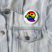 Gaysper-Gay Pride-Geist-Emoji- LGTBI-T - Shirt Button (Beispiel)