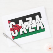 GAZA Das Soul meines Souls Rechteckiger Aufkleber (Umschlag)