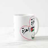 Gaza der Stolz Kaffeetasse (VorderseiteRechts)